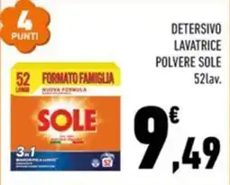 Conad City Detersivo lavatrice polvere sole offerta