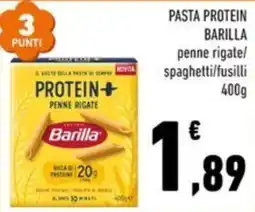 Conad City Pasta protein Barilla penne rigate offerta