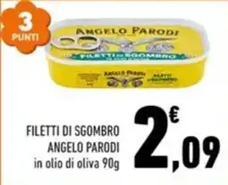 Conad City Filetti di sgombro Angelo Parodi offerta