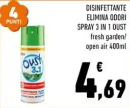 Conad City Disinfettante Oust 3.1 offerta