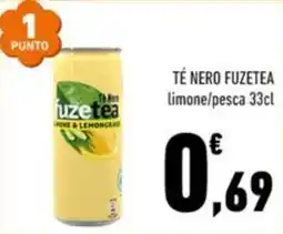 Conad City Té Nero Fuzetea offerta