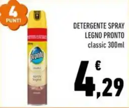Conad City Detergente spray legno pronto classic offerta