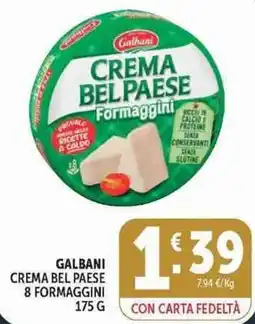 Deco Supermercati Galbani Crema Bel Paese Formaggini offerta