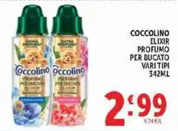 Deco Supermercati Coccolino elixir profumo per bucato vari tipi offerta