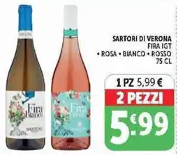 Deco Supermercati Fira bianco Sartori offerta