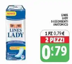 Deco Supermercati Lines Lady offerta