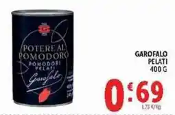 Deco Supermercati Potere al pomodoro pomodori pelati Garofalo offerta