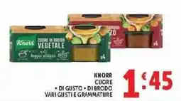 Deco Supermercati Knorr cuore di brodo vegetale offerta