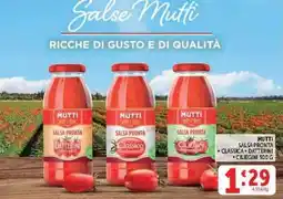 Deco Supermercati Mutti salsa pronta offerta