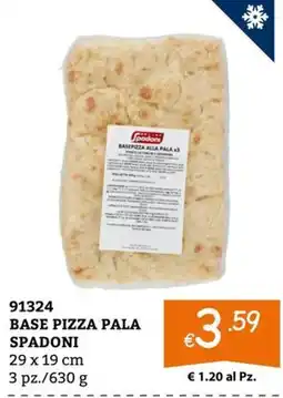Zona Base pizza pala Spadoni offerta