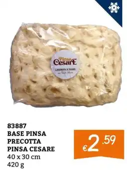 Zona Base pinsa precotta pinsa cesare offerta