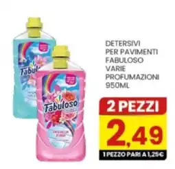 Despar Detersivi per pavimenti Fabuloso offerta