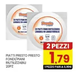 Despar Piatti Presto Presto Fondi/Piani Riutilizzabili offerta