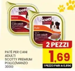 Despar Patè per cani adulti Scotty Premium offerta