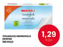 Despar Tovaglioli monovel Despar offerta