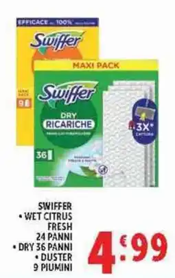 Deco Supermercati Swiffer dry ricariche offerta