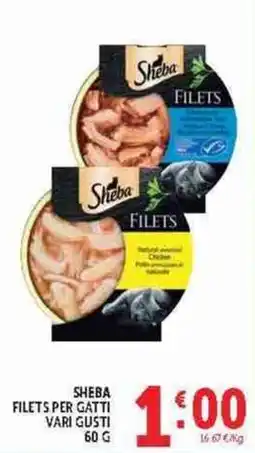 Deco Supermercati Sheba filets per gatti offerta