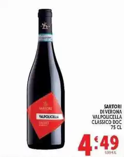 Deco Supermercati Sartori Valpolicella Classico offerta