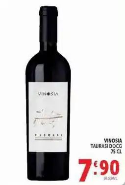 Deco Supermercati Vinosia Taurasi DOCG offerta