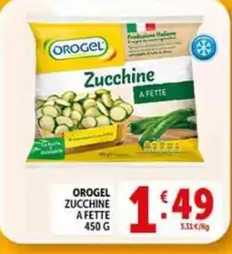 Deco Supermercati Orogel zucchine a fette offerta
