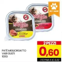Eurospar Patè Migliorgatto sterilized offerta