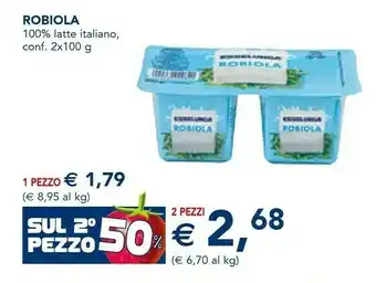 Esselunga Robiola 100% latte italiano, conf 200 g offerta