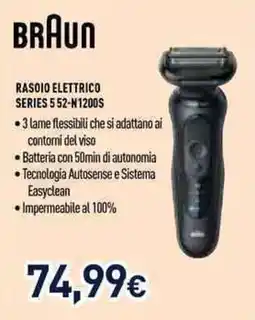 Unieuro Rasoio elettrico Braun Series 5 52-N1200S offerta