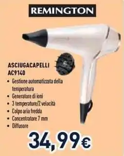 Unieuro Remington asciugacapelli AC9140 offerta