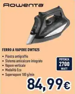 Unieuro Rowenta Ferro a vapore DW7025 offerta