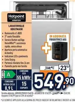 Unieuro Lavastoviglie Hotpoint Ariston HDILYMA5R offerta