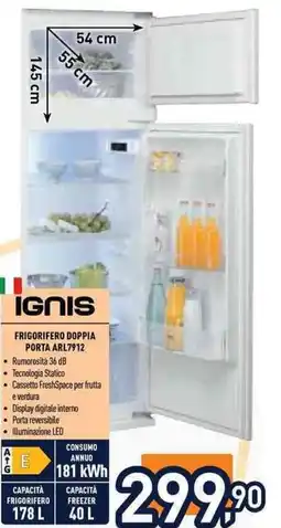 Unieuro Ignis frigorifero doppia porta offerta