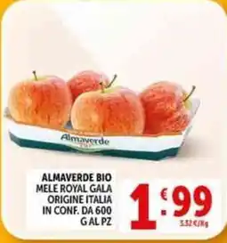 Deco Supermercati Almaverde bio mele royal gala offerta