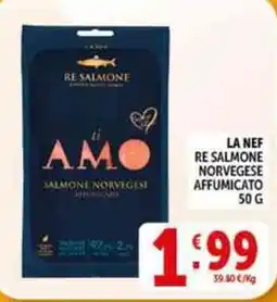 Deco Supermercati La Nef Re Salmone Norvegese Affumicato offerta