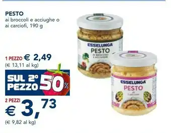 Esselunga Esselunga pesto 190 g offerta