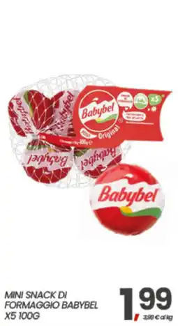 Eurospar Mini snack di formaggio Babybel offerta