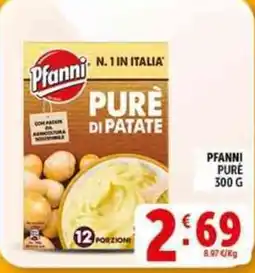 Deco Supermercati Pfanni purè di patate offerta