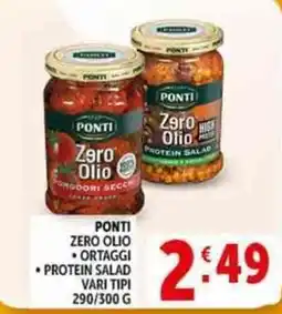 Deco Supermercati Ponti zero olio ortaggi protein salad offerta
