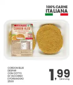 Despar Cordon bleu Despar con cotto di tacchino e formaggio offerta
