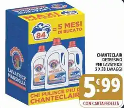 Deco Supermercati Detersivo per lavatrice Chanteclair Marsiglia offerta