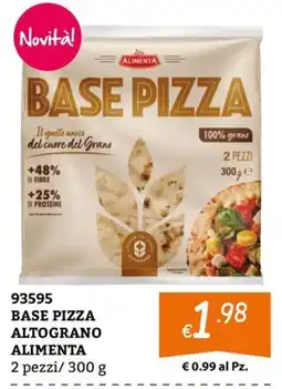 Zona Base pizza altograno alimenta offerta