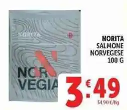 Deco Supermercati Norita salmone norvegese offerta