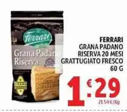 Deco Supermercati Ferrari Grana Padano Riserva offerta
