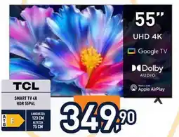Unieuro TCL SMART TV 4K HDR 55P6L offerta