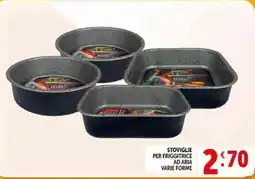 Deco Supermercati Stoviglie per friggitrice ad aria varie forme offerta