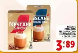 Deco Supermercati Nescafé cappuccino offerta