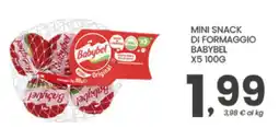 Despar Mini snack di formaggio Babybel offerta