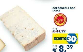 Esselunga Gorgonzola dop dolce offerta