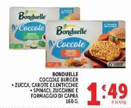 Deco Supermercati Bonduelle Coccole Burger offerta