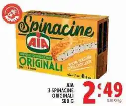 Deco Supermercati AIA Spinacine Originali offerta