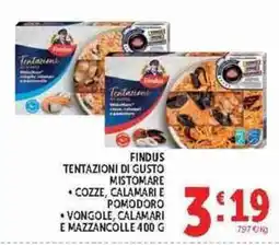 Deco Supermercati Findus Tentazioni di Gusto offerta